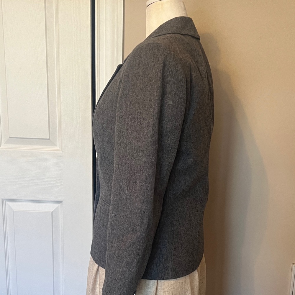 Pendleton Gray Wool Blazer Jacket Small - image 6
